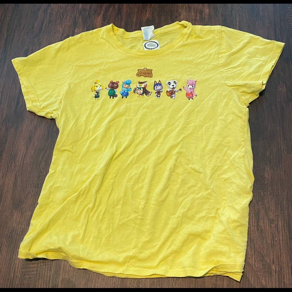 Animal Crossing yellow shirt